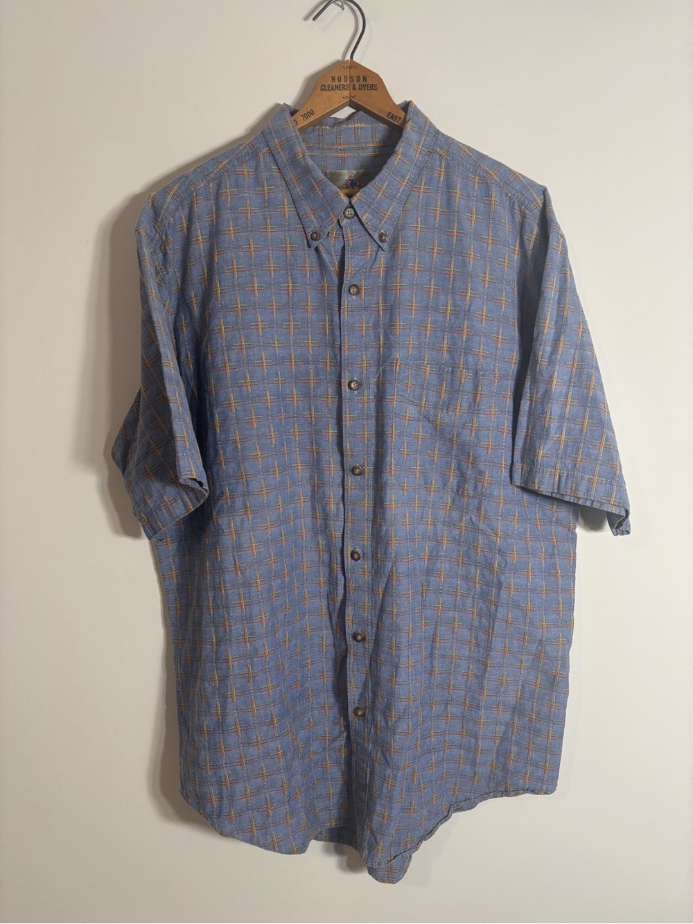 Vtg The Territory Ahead Short Sleeve Button Down Shirt XL Cotton